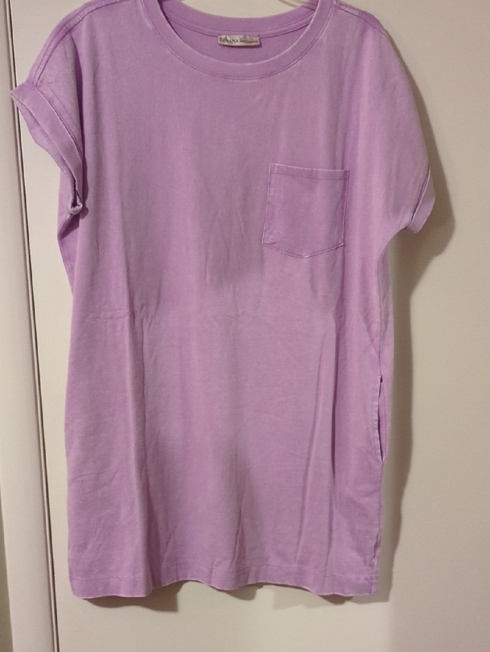 NWOT Zenana Outfitters Lilac Crewneck T- Dress